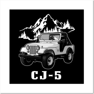 CJ-5 jeep car name Posters and Art